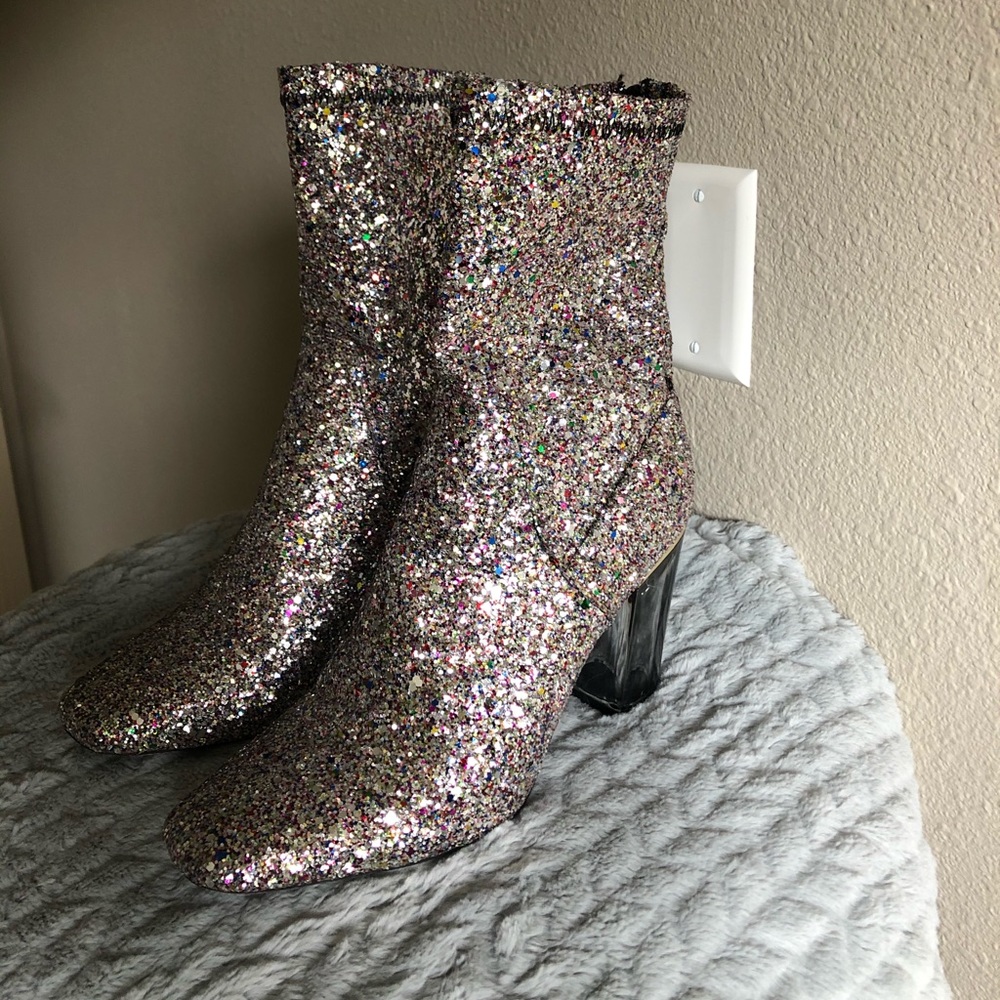 Super Sparkly Ankle Heels